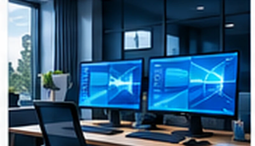 Pracoviště IT správy se síťovou a monitorovací technikou
